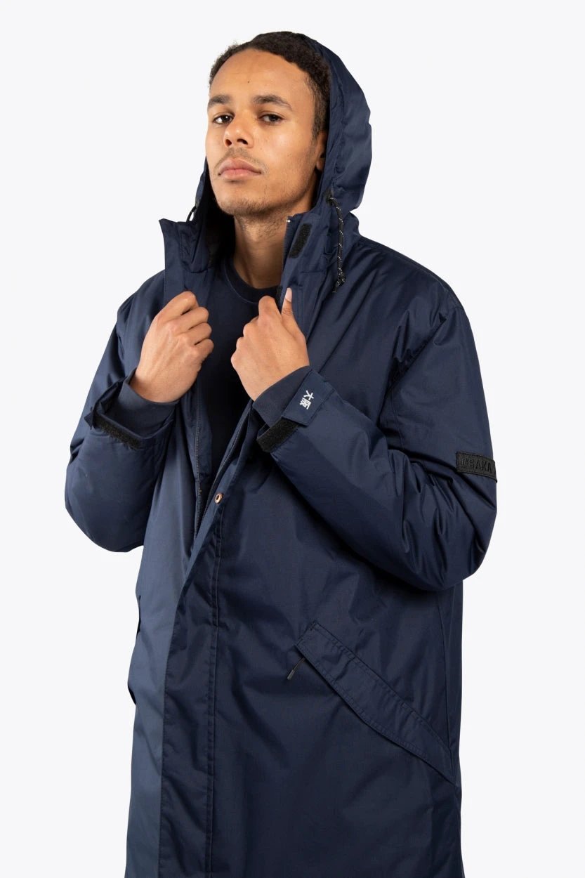 Osaka Unisex Stadium Jacket Navy - afbeelding 2
