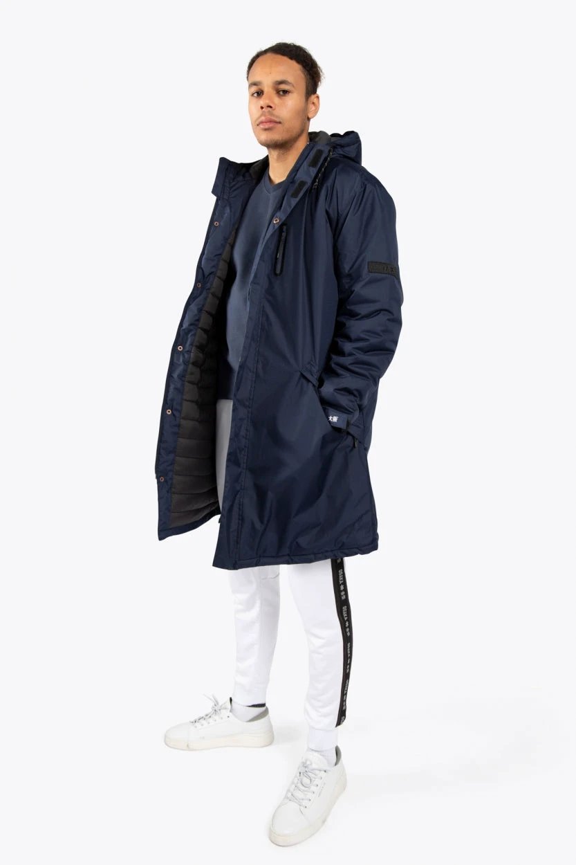 Osaka Unisex Stadium Jacket Navy - afbeelding 7
